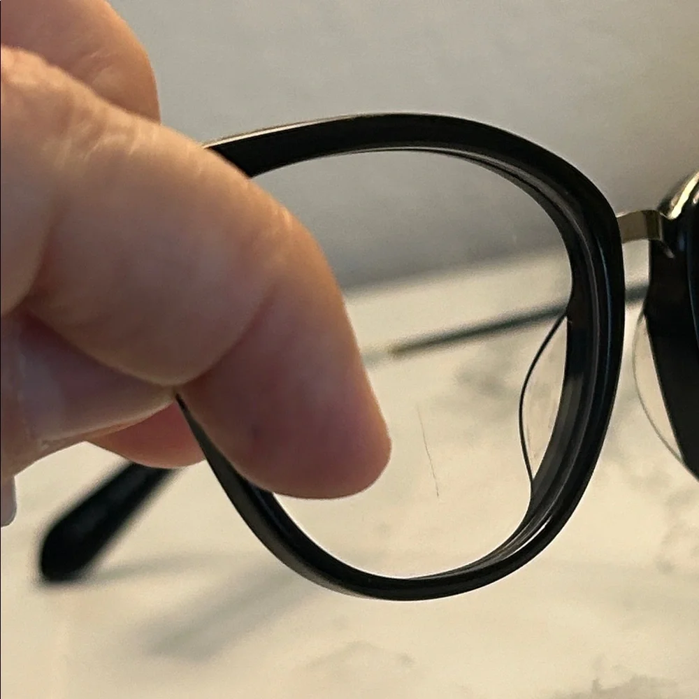 Robert Steffani RS 167 90 Black Glasses with Silver Details